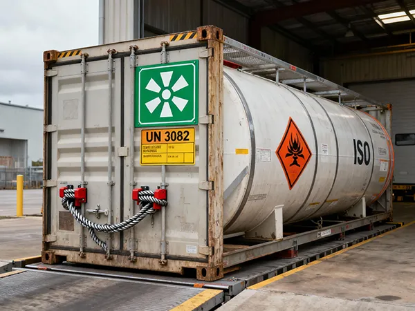 Dangerous goods clearance -dangerous-goods-clearance-to-africa-iso-tank-un3082-export