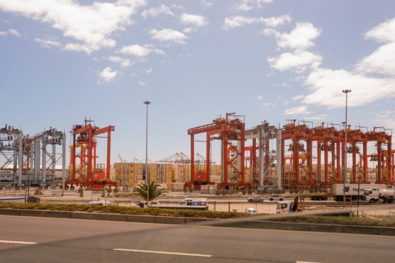 Freight forwarder services at a container port in Cape Town