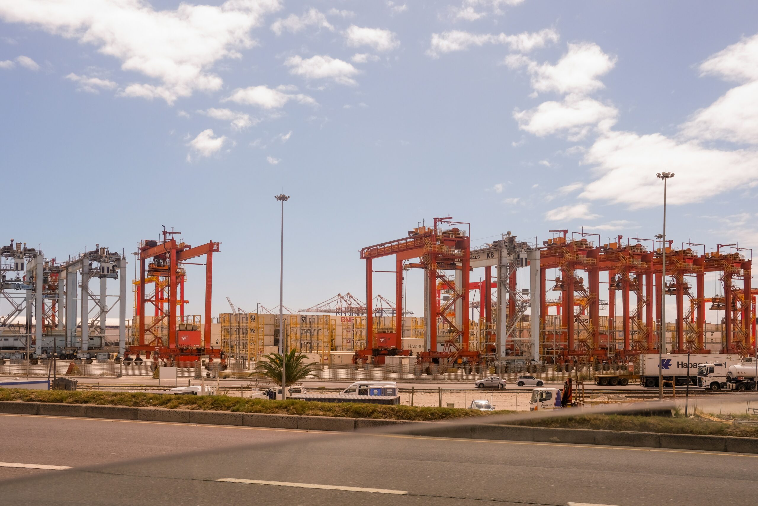 Freight forwarder services at a container port in Cape Town