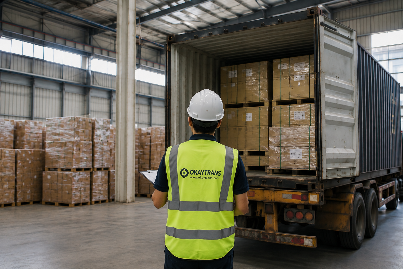 Cargo loading inspection to prevent cargo damage during loading for Africa shipping